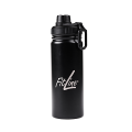 FitLine Stainless Steel Drinking Bottle in Black